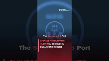 Chinese astronauts return after debris collision incident #worldnews #news