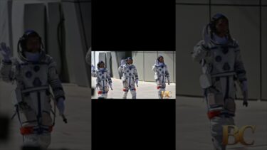 Chinese astronauts return from space station after delay blamed on space debris