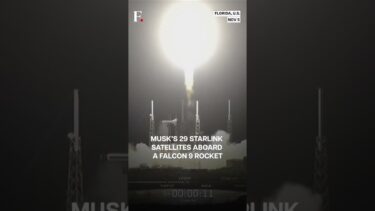 Elon Musk’s SpaceX Launches 29 Starlink Satellites Into Space | N18G