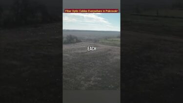 Fiber Optic Cables Everywhere in Pokrovsk! #DroneWar #UkraineWar #Pokrovsk
