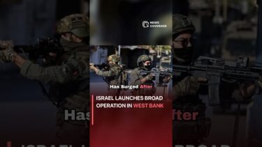 Israel Launches Broad Operation in West Bank #worldnews #news