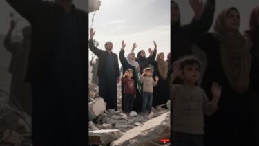 Suara Takbir di Tengah Reruntuhan Gaza #palestina