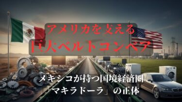 【ゆっくり解説】メキシコ国境は「巨大ベルトコンベア」だった？アメリカの富を支える経済特区「マキラドーラ」の仕組みと、日本企業が殺到する理由を徹底解説【地政学】