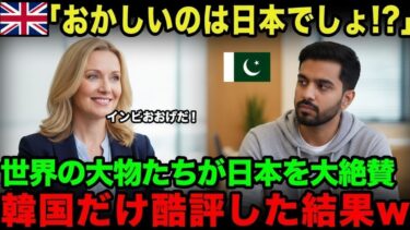 【海外の反応】「日本に対する評価が韓国だけおかしい!」世界中の重鎮が日本を大絶賛する知り、韓国外交部のエリート役人が真っ青にw【総集編】