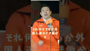 グローバリズムは移民問題にも直結しています #参政党 #神谷宗幣