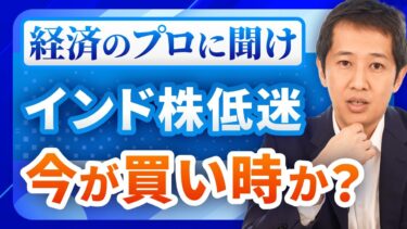 【インド株】低迷中のインド株は終わったか？インド経済と新興国株投資のツボを徹底解説！