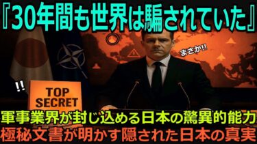 【海外の反応】【暴露】なぜ日本の真の軍事力は隠されたのか｜数兆円市場を脅かす自衛隊モデルと軍産複合体の情報統制｜30年間封印されたNATO極秘レポートの全て