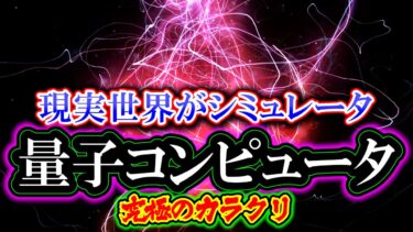 量子コンピューター「現実世界がシミュレーター」究極のカラクリ