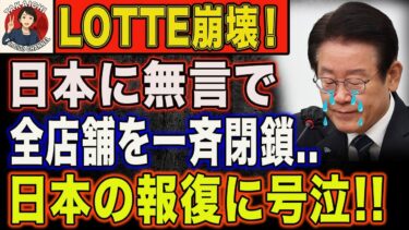 【海外の反応】ロッテ崩壊！「日本は黙って金を出せばいい」発言が招いた日本市場からの完全撤退