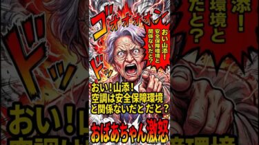 怒りのおばあちゃん！山添議員の空調は安全保障環境と関係ない発言を一刀両断　#高市早苗  #日本保守党  #ai  チャンネル登録お願いします