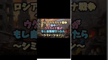 ロシアウクライナ戦争〜後半〜ウクライナ軍がもし自衛隊だったら〜シミレーション〜#ロシアウクライナ戦争 #ウクライナ軍 #自衛隊 #ロシア軍