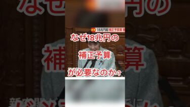 なぜ18兆円の補正予算が必要なのか？」その答えは簡単だ #日本ニュース #速報 #政治ニュース #国際ニュース #時事ニュース #高市首相 #日中関係