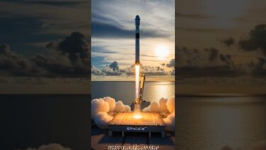 🚀 SpaceX Reusable Rocket 😱🔥#elonmusk #space #science #reusable