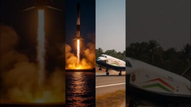 ISRO का Pushpak: SpaceX को चुनौती! 😯🚀🇮🇳 #isro #spacex #shorts