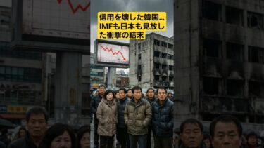 【海外の反応】信用を壊した韓国…IMFも日本も見放した衝撃の結末