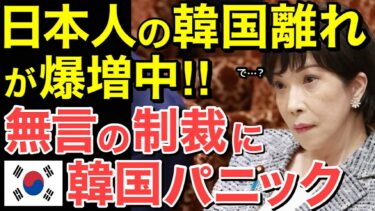 【海外の反応】「日本人が遂に本気を出した！」日本で隣国離れが急加速！隣国旅行も隣国製品も選ばない…その沈黙の行動がヤバすぎる！【にほんのチカラ】