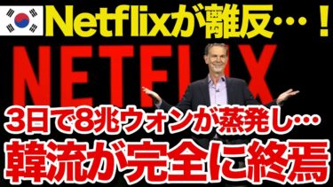 【海外の反応】「隣国エンタメが崩れ落ちる瞬間…」Netflixが撤退し、誰も信じなかった終わりがきた…【韓流完全終焉】