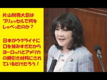 ウクライナ戦争最前線地図と財務大臣G7サミットで片山さつきは何をしゃべったのか深堀解説