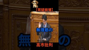 たどたどしい質疑から突然“高市インフレ”へ…小西議員の主張に疑問の声#小西博幸 #高市首相 #参議院本会議#医療危機 #政治ニュース #shorts