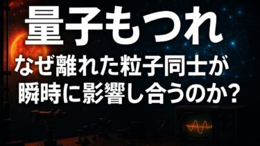【量子もつれ】なぜ離れた粒子同士が瞬時に影響し合うのか？「アインシュタインが不気味な遠隔作用と呼んだ現象」