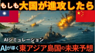 【海外の反応】日本、世界の問題。もしも大国が小島国に進攻したら。AIシミュレーション・・・【日本の評価】