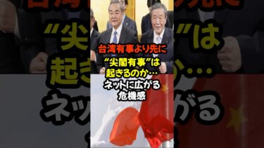 #尖閣諸島 #台湾有事 #中国情勢 #安全保障 #日本の危機 #国防 #政治#shorts