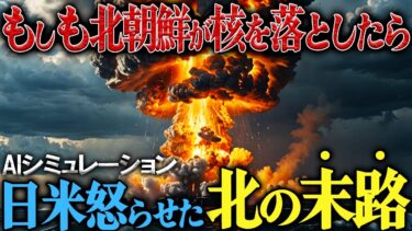 【日本vs北朝鮮】もしも北朝鮮が核弾頭を日本海に落としたら…自衛隊・米軍の反撃作戦で北朝鮮軍敗北【AIシミュレーション】