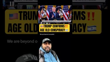 Trump confirms age old conspiracy ‼️ 😏 #trump #middleeastconflict #breakingnews