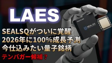【LAES｜分析】量子コンピュータから人類を守るSEALSQ！今こそ仕込みたい隠れ量子株！テンバガー候補銘柄2025
