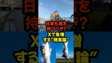 #核武装 #安全保障 #日本の未来 #国防 #抑止力#国際政治 #世界情勢 #Xで話題 #時事解説 #shorts