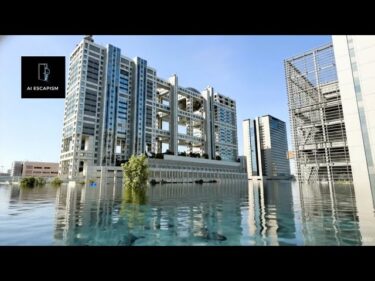 【AI×廃墟】温暖化と異常気象で水没し手遅れになった日本各地