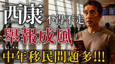 中年移民問題多多｜西康為什麼走不了｜舉報成風讓他不得不走(CC字幕)