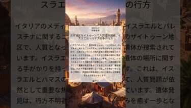 ガザ地区ザイトゥーンで人質遺体捜索、イスラエル・ハマス紛争の行方｜ANSA｜2025/12/07｜中東情勢
