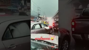 ภาวะโลกรวน ลูกเห็บขนาดยักษ์ ตกไม่เลือกที่ #climatechange #ภาวะโลกร้อน #disaster