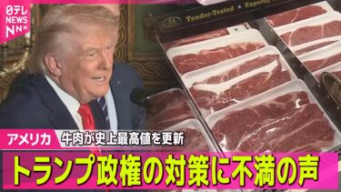 【アメリカ】深刻化する物価高…トランプ政権の対策に不満の声も── 国際ニュースライブ（日テレNEWS LIVE）