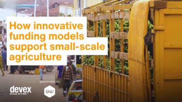 Bridging the climate finance gap for small-scale agriculture