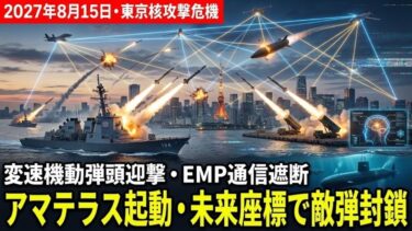「【日本最悪の日】もしも北の核ミサイルが東京を狙ったら…自衛隊はどう動くのか？【AIシミュレーション】」