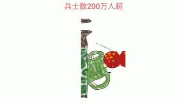 日本の軍事力ＶＳ中国の軍事力