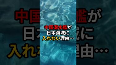 中国潜水艦が日本海域に入れない理由…“4重探知網”の精度に海外が震撼 #海外の反応