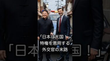 「日本は天国！」外交特権を悪用する外交官の末路#60代 #シニア #スカッとする話 #ドラマ