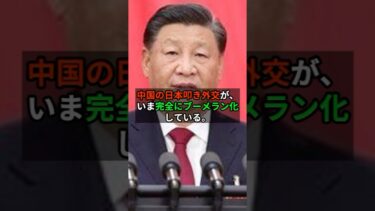 中国の日本たたき外交が、今完全にブーメラン化している　#政治 #shorts