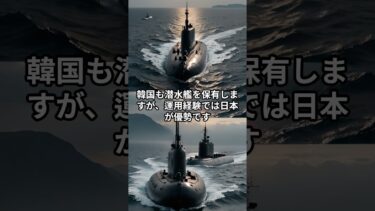 日本と韓国の軍事力比較
