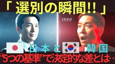 【海外の反応】なぜ日本だけ！？“5つの評価基準”で韓国が外れた決定的要因とは…