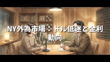 NY外為市場：ドル低迷と金利動向