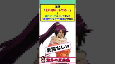 【海外の反応】純ビジュアル最強は誰？海外のキャラデザ論争が地獄