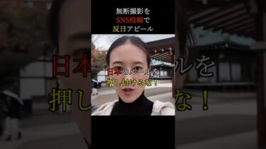 撮影禁止ってルールくらい守れ！　#日本 #海外の反応 #観光 #旅行 #sns #撮影