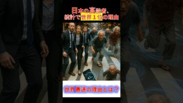 【日本はすごい！】日本の高齢者は“世界最速”!?／世界1位の脚力 #海外の反応 #日本のすごさ #japan #日本人最強 #shorts