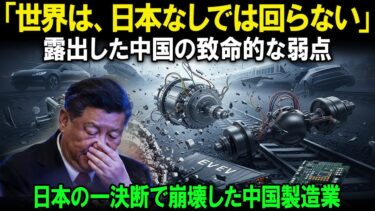 【衝撃告白】露出した中国の急所：日本の一決断で崩壊する製造業の末路