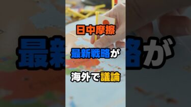 日中摩擦、最新戦略が海外で議論　#shorts  #海外の反応 #japan