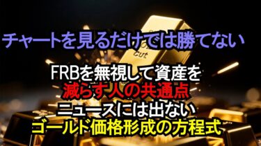 実質金利こそが「黒幕」である。ニュースには出ないゴールド価格形成の方程式